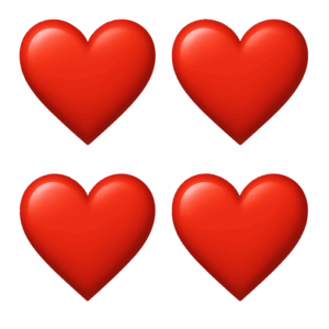 co oznacza czerwone serce