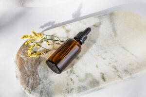 butelka z kwasem glikolowym