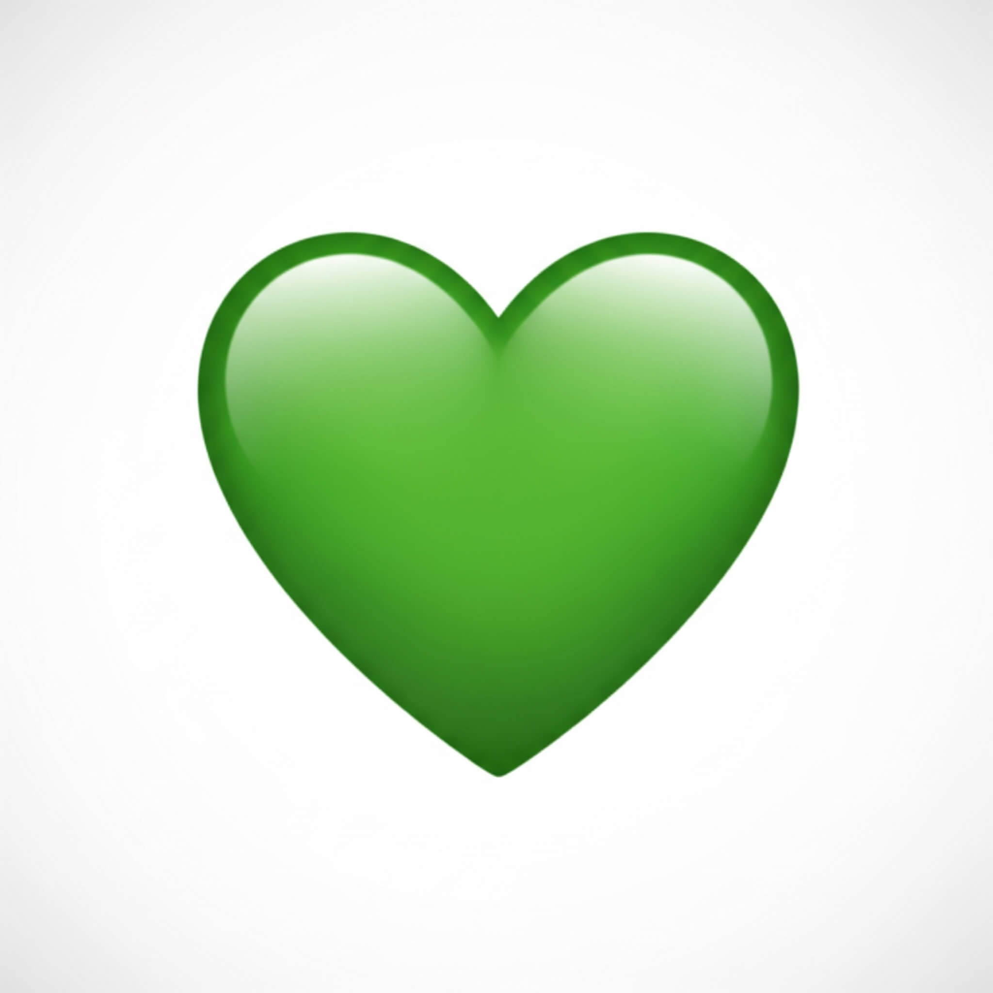 co oznacza zielone serce 💚